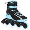 Spokey MrsFIT Fitness kolečkové brusle, černo-modré, vel. 40 - 2. JAKOST