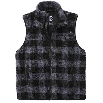 Vesta Brandit Teddyfleece Vest Men - šedá-černá, 3XL