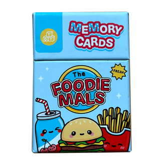 Paměťové karty - dětské - Foodiemals -Fast food