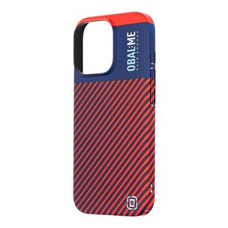 OBAL:ME Flossy Stripes Kryt pro Apple iPhone 16 Pro Blue/Red OBAL:ME Flossy Stripes Kryt pro Apple iPhone 16 Pro Blue/Red