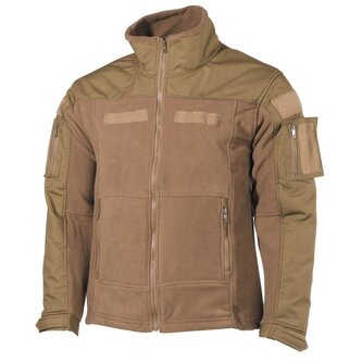 Bunda fleecová MFH Combat - coyote, 4XL