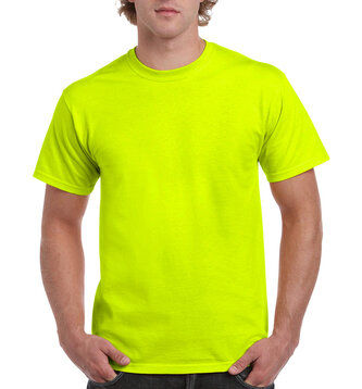 Triko Gildan Ultra - žluté svítící, 3XL
