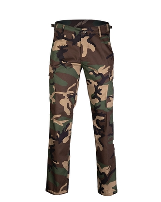 Kalhoty Mil-Tec BDU Ranger Straight Cut - woodland, XXL