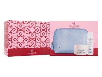 Collistar Rigenera denní pleťový krém Rigenera Smoothing Anti-Wrinkle Cream 50 ml + čisticí mléko Anti-Age Cleansing Milk 100 ml + kosmetická taštička The Bridge