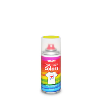 Ghiant - H2O barva ve spreji na textil - 150 ml - fluo žlutá