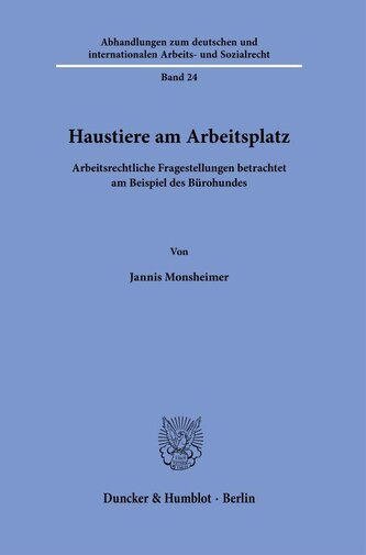 Haustiere am Arbeitsplatz