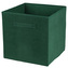 DOCHTMANN Box do kallaxu, úložný box manšestr, tmavě zelený 31x31x31cm