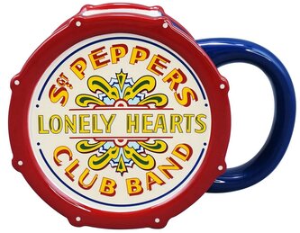 3D keramický hrnek The Beatles: Sgt. Pepper na bubnu (objem 250 ml)
