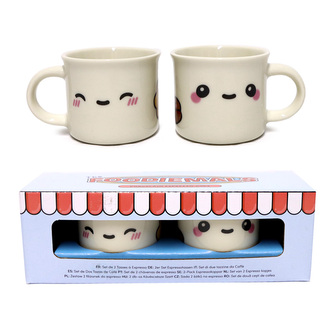 Porcelánový hrnek- esspresso- sada 2 - Foodiemals