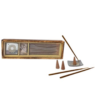 ARÔME Dřevěná dárková sada vonných tyčinek, vanilka