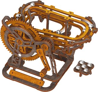 WOODEN CITY 3D dřevěné puzzle Kuličková dráha mini 147 dílků