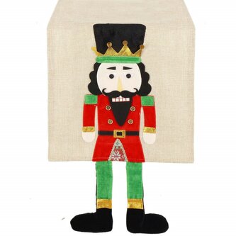 Vánoční ubrus 180x33 cm Louskáček, vánoční dekorace