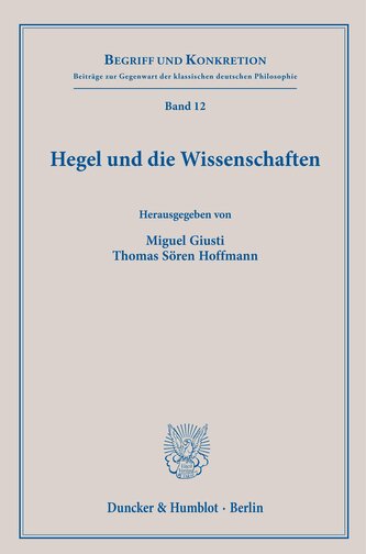 Hegel und die Wissenschaften