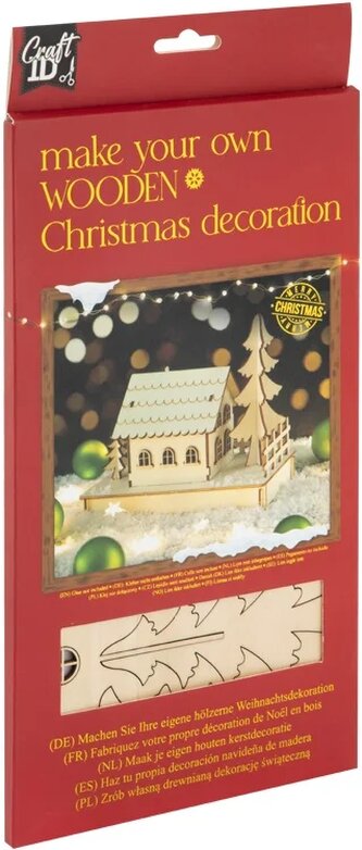 CRAFT ID Dřevěné 3D puzzle Chaloupka