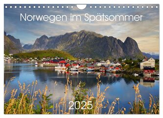 Norwegen im Spätsommer (Wandkalender 2025 DIN A4 quer), CALVENDO Monatskalender