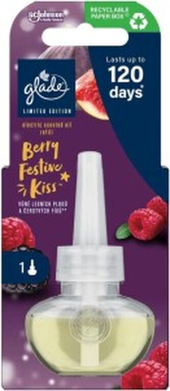 Glade Aromatherapy náplň osvěžovače vzduchu Electric Berry Festive Kiss, 20 ml