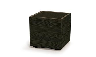 Květináč Prosperplast MADERA SQUARE eco wood 38,5 cm kávový