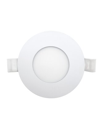 LED panel Qtec Q-216C 3W, kruhový vestavný 2700K