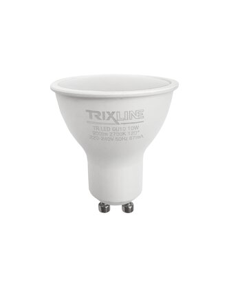 LED žárovka Trixline 10W 900lm GU10 teplá bílá