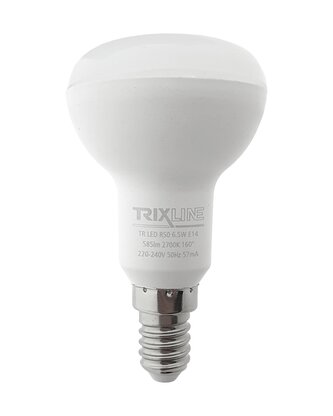 LED žárovka Trixline 6,5W 585lm E14 R50 teplá bílá