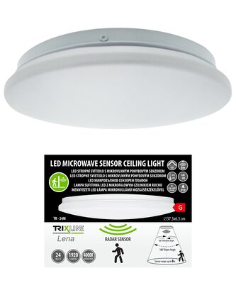 TR-24M LED stropní 24W/1920lm/4000K senzorové, kulaté světlo - bílé Trixline LENA