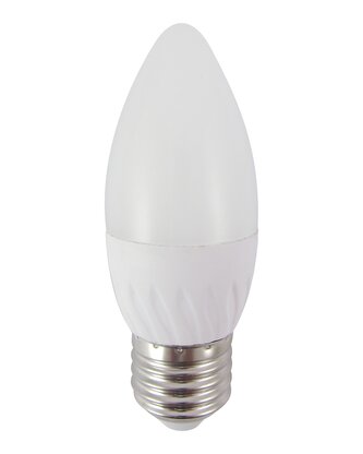 LED žárovka Trixline svíčková 6W C35 E27 studená bílá