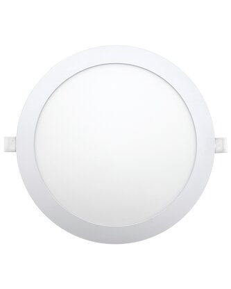 LED panel Qtec Q-209C 18W, kruhový vestavný 6500K