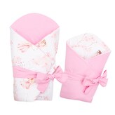 Oboustranná dětská zavinovačka New Baby Víly 80x80 cm