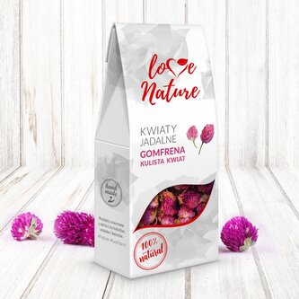Jedlé květy gomfrena 10g 100% přírodní - Love Natur