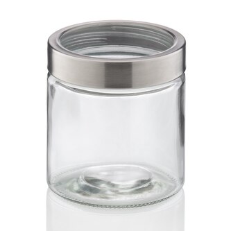 KELA Dóza na potraviny Kara sklo transparentní 12,0cm 11,0cm 0,8l KL-15294