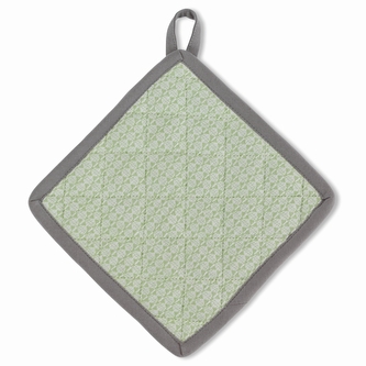 KELA Chňapka CARLA šedá/mentolová 20x20cm KL-12271