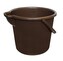 Vědro 12 l široká výlev. HNĚDÉ