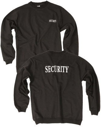 Mikina Mil-Tec Security - černá, 3XL