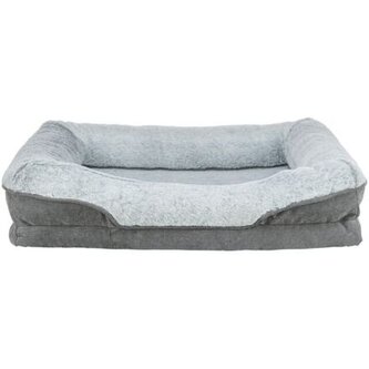 Vital Bed LINO, ortopedický obdélníkový pelech, šedá/světlešedá - 110 x 75 cm