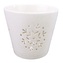 Svícen porcelánový vločka 7 x 6,5 cm