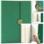 Notes biurowy A5 linia na magnes z obiciem zielony