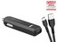 Nabíječka  do auta CarMAX 2x Qualcomm Quick Charge 2.0, černá barva (USB-C kabel)