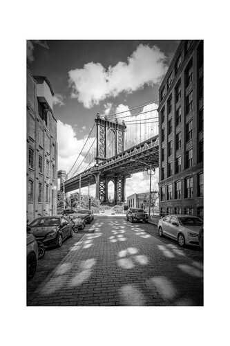 Plakát, Obraz - Melanie Viola - NEW YORK CITY Manhattan Bridge, 40 × 60 cm