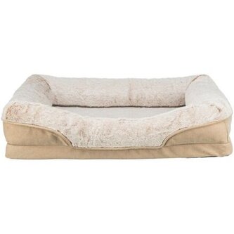 Vital Bed LINO, ortopedický obdélníkový pelech, béžová - 90 x 65 cm