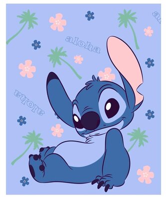 XXL FLÍSOVÁ DEKA  LILO A STITCH  DE LUX