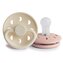 CUMLÍKY FRIGG MOON PHASE BLUSH/ CREAM, 0-6M, SILIKÓN