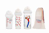 SET 3 DOJČENSKÝCH FLIAŠ LE BIBERON FRANCAIS PAPA BEBÉ BY SOLEDAD, 2x 210 ML, 1x 360 ML, 0+M/ 6+M