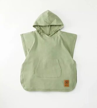UV PONČO UPF50+ CLOBY OLIVE GREEN 1-3 ROKY