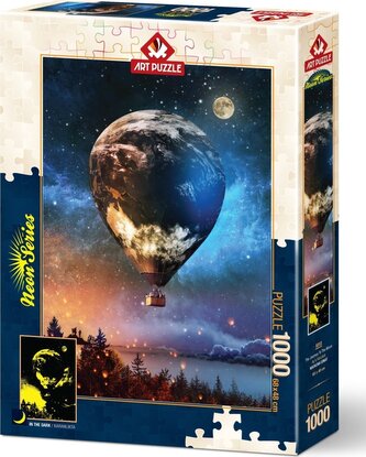 ART PUZZLE Svítící puzzle Cesta na Měsíc 1000 dílků