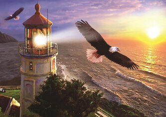 ART PUZZLE Puzzle Let za úsvitu 1000 dílků