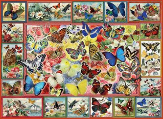 ANATOLIAN Puzzle Spousta motýlů 1000 dílků