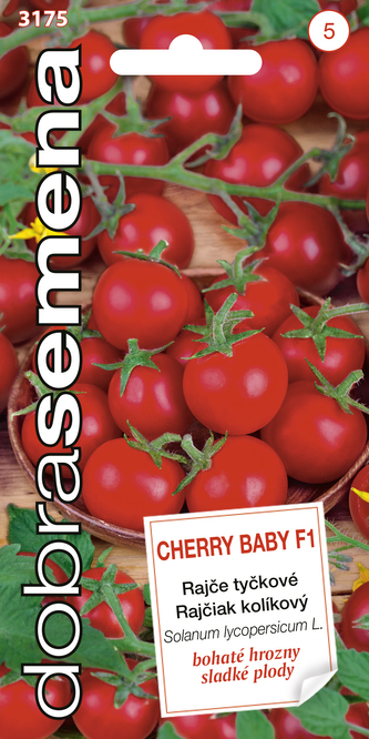 Dobrá semena Rajče tyč. - Cherry Baby F1 10s  třešňové