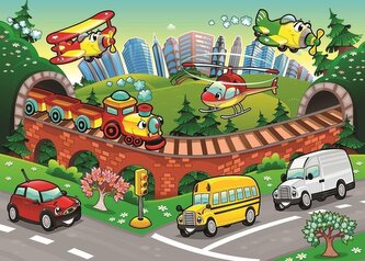 ART PUZZLE Puzzle Doprava 50 dílků