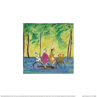Umělecký tisk Sam Toft - Singing in the Bluebells, 30 × 30 cm