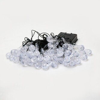 LED Solární dekorační řetěz IMMAX DROP 50xLED 7m IP65 teplá bílá